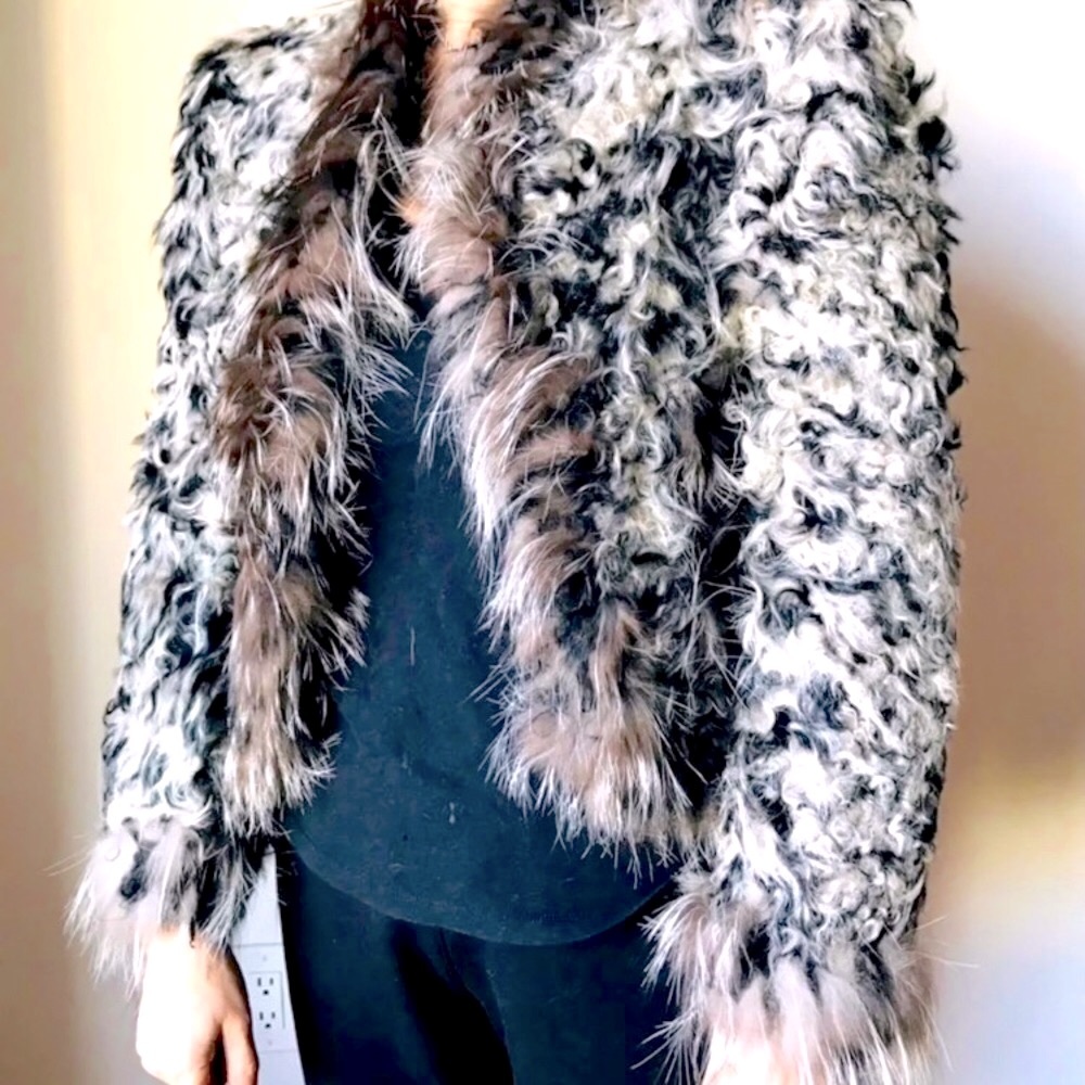 Balmain Fur Coat